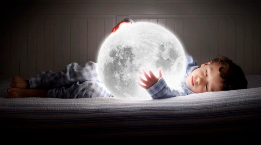 Sleeping With Moon Photo Manipulation by Jordi Rios