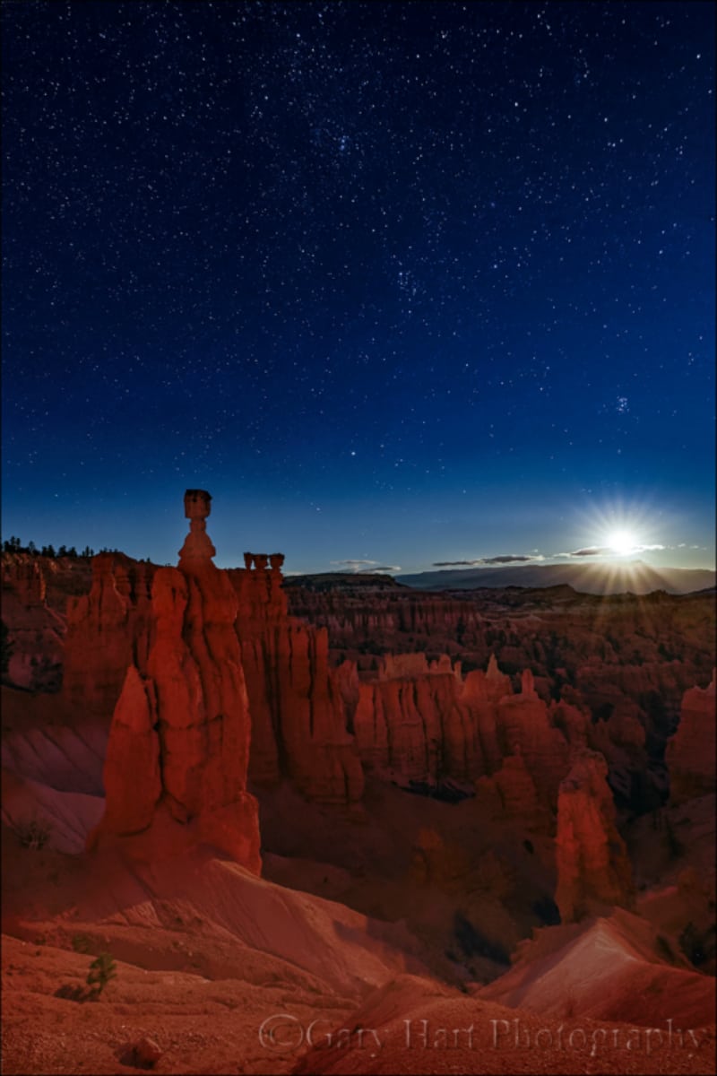 Moonstar Over Bryce Canyon